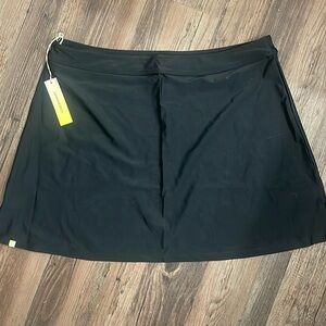 Summersalt Black Swim Cover Up Skirt XL